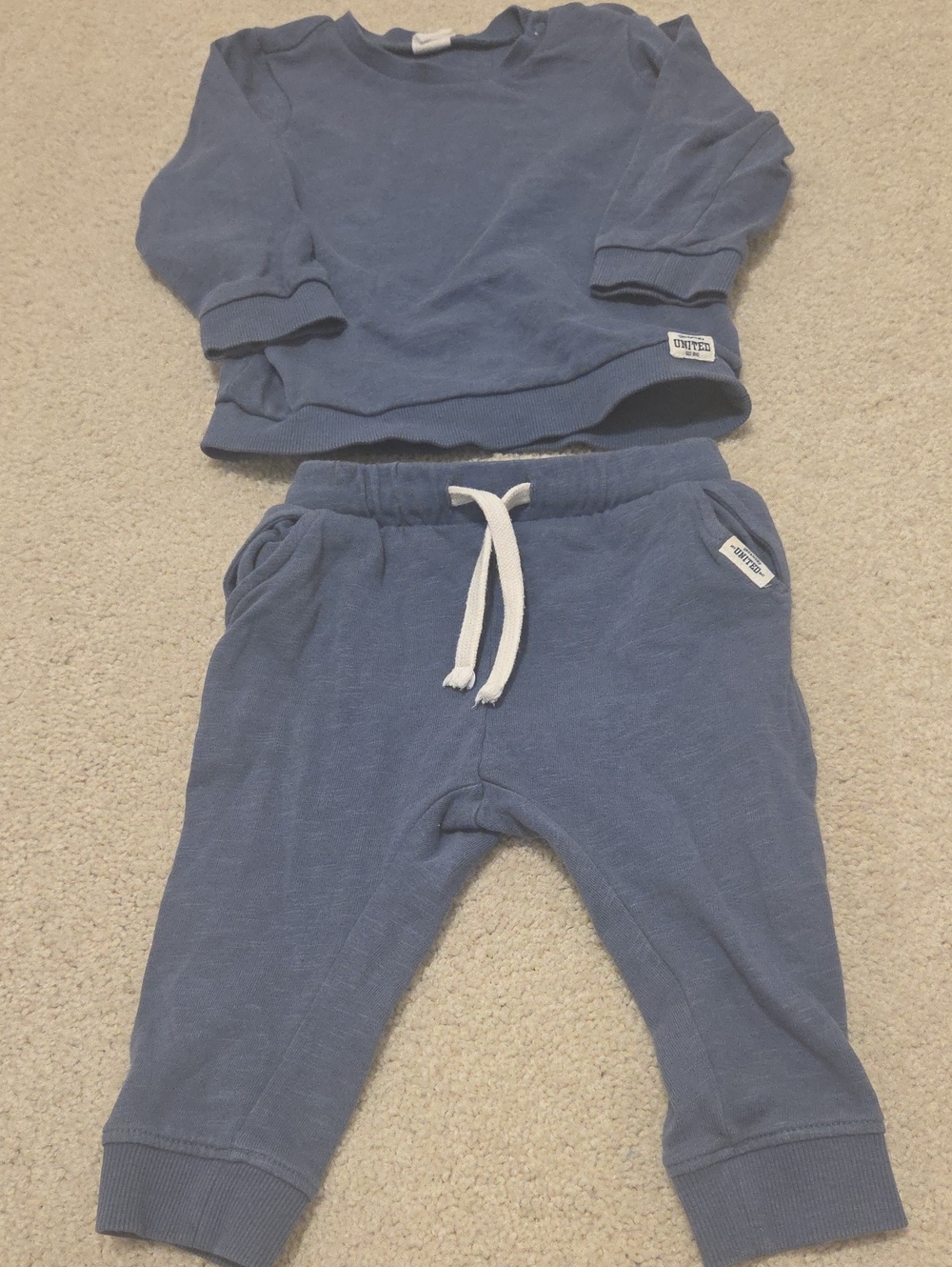 Baby H&M Blue Jogger Set